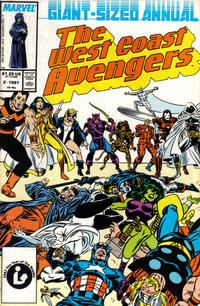 Cover Thumbnail for The West Coast Avengers Annual (Marvel, 1986 series) #2 [Direct]