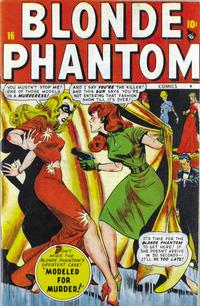 Cover for Blonde Phantom Comics (Marvel, 1946 series) #16