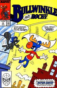 Cover Thumbnail for Bullwinkle and Rocky (Marvel, 1987 series) #9 [Direct]