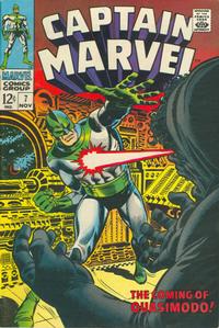 Cover Thumbnail for Captain Marvel (Marvel, 1968 series) #7