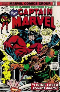 Cover for Captain Marvel (Marvel, 1968 series) #35 [Regular Edition]