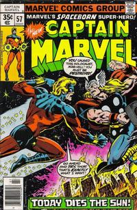 Cover for Captain Marvel (Marvel, 1968 series) #57 [Regular Edition]