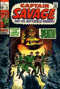 Cover Thumbnail for Capt. Savage and His Leatherneck Raiders (Marvel, 1968 series) #15