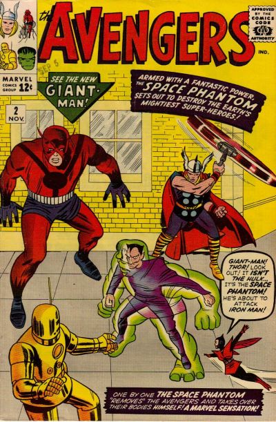 Cover for The Avengers (Marvel, 1963 series) #2 [British]