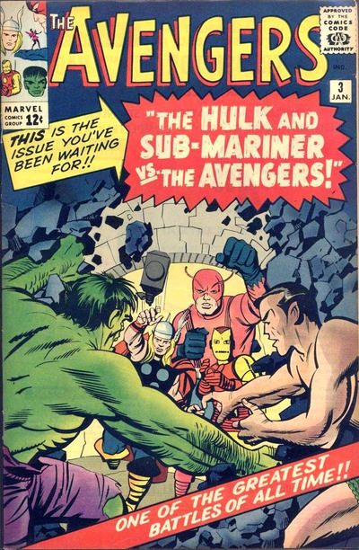 Cover for The Avengers (Marvel, 1963 series) #3 [British]