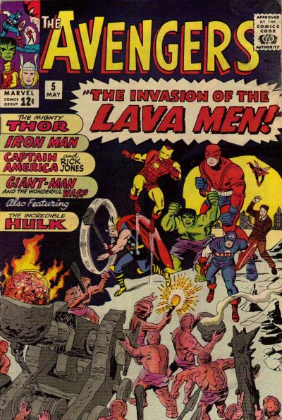 Cover for The Avengers (Marvel, 1963 series) #5 [British]