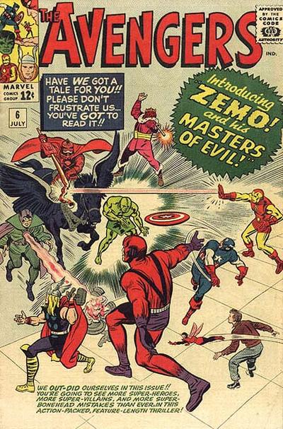 Cover for The Avengers (Marvel, 1963 series) #6