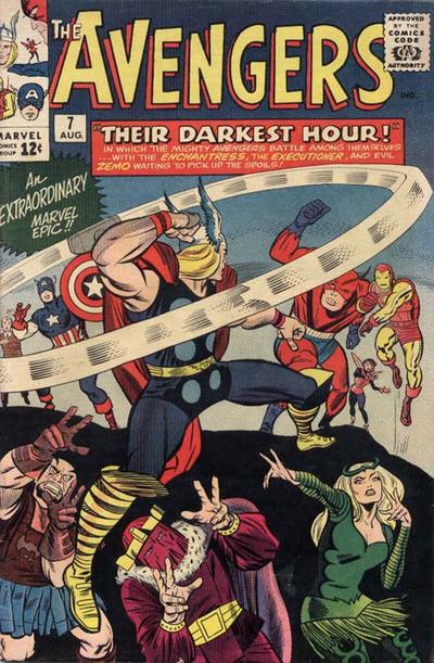 Cover for The Avengers (Marvel, 1963 series) #7 [British]