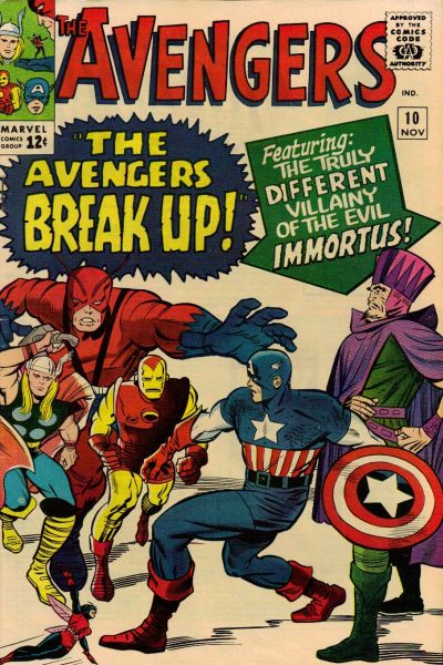 Cover for The Avengers (Marvel, 1963 series) #10