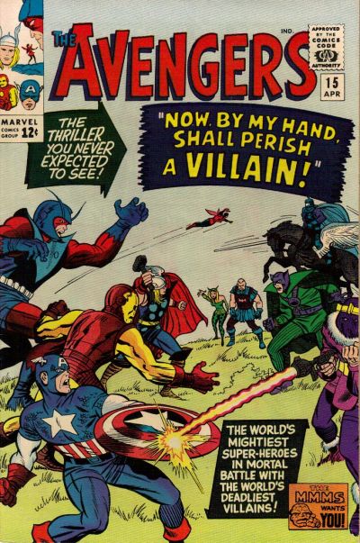 Cover for The Avengers (Marvel, 1963 series) #15