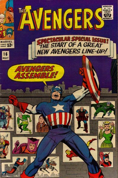 Cover for The Avengers (Marvel, 1963 series) #16
