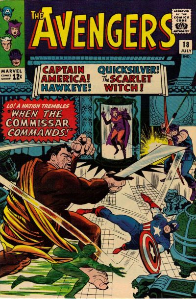 Cover for The Avengers (Marvel, 1963 series) #18