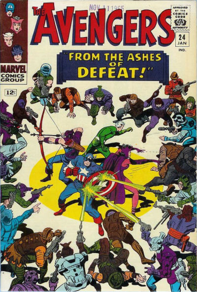 Cover for The Avengers (Marvel, 1963 series) #24 [British]