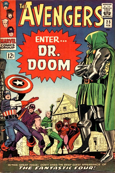Cover for The Avengers (Marvel, 1963 series) #25 [British]