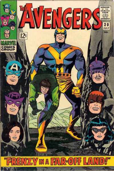 Cover for The Avengers (Marvel, 1963 series) #30 [British]