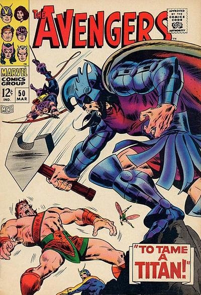 Cover for The Avengers (Marvel, 1963 series) #50