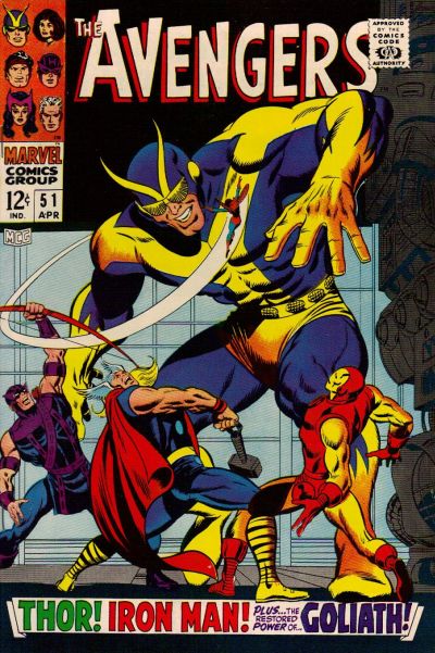 Cover for The Avengers (Marvel, 1963 series) #51