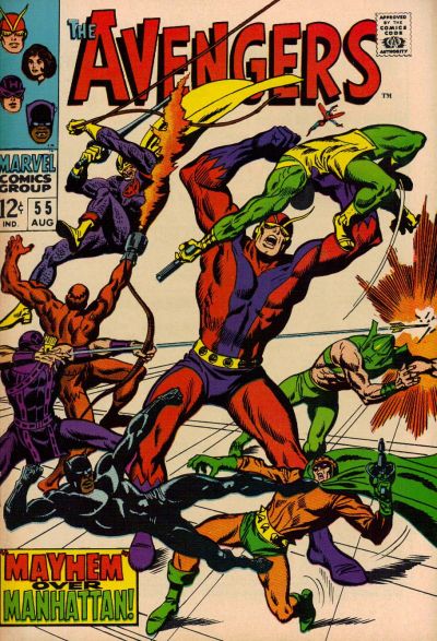 Cover for The Avengers (Marvel, 1963 series) #55