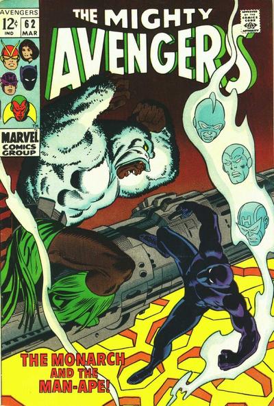 Cover for The Avengers (Marvel, 1963 series) #62