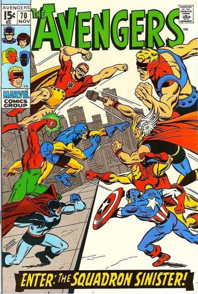 Cover for The Avengers (Marvel, 1963 series) #70 [Regular Edition]