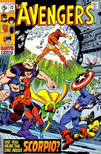 Cover for The Avengers (Marvel, 1963 series) #72