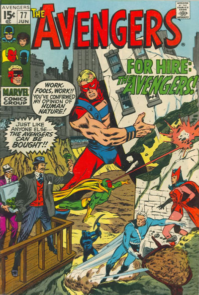 Cover for The Avengers (Marvel, 1963 series) #77 [Regular Edition]