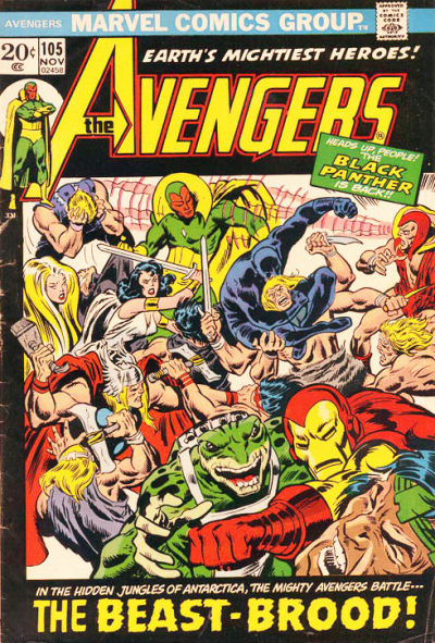 Cover for The Avengers (Marvel, 1963 series) #105 [Regular Edition]