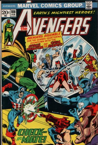 Cover for The Avengers (Marvel, 1963 series) #108
