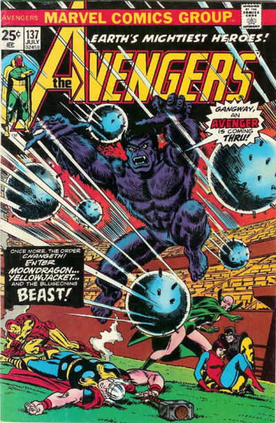 Cover for The Avengers (Marvel, 1963 series) #137