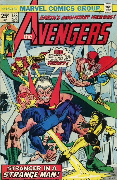 Cover for The Avengers (Marvel, 1963 series) #138
