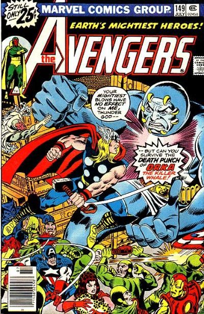 Cover for The Avengers (Marvel, 1963 series) #149 [25¢]