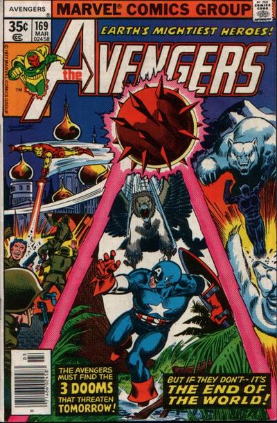 Cover for The Avengers (Marvel, 1963 series) #169 [Regular Edition]