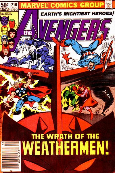 Cover for The Avengers (Marvel, 1963 series) #210 [Newsstand]