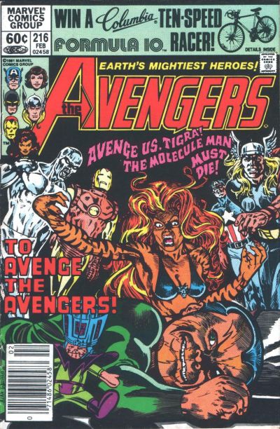 Cover for The Avengers (Marvel, 1963 series) #216 [Newsstand]