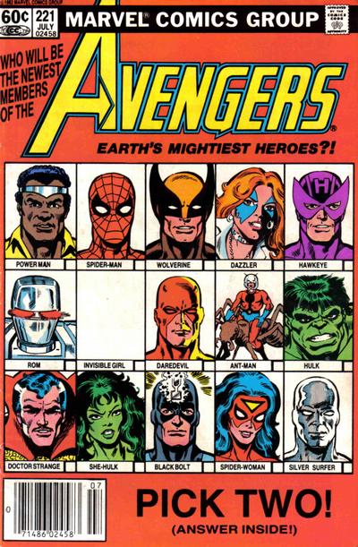 Cover for The Avengers (Marvel, 1963 series) #221 [Newsstand]