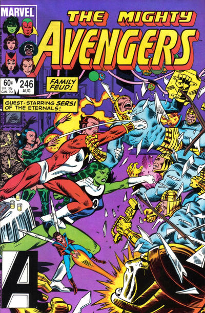 Cover for The Avengers (Marvel, 1963 series) #246 [Direct]