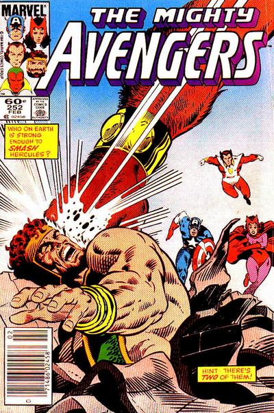 Cover for The Avengers (Marvel, 1963 series) #252 [Newsstand]