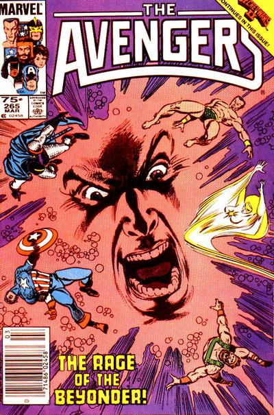 Cover for The Avengers (Marvel, 1963 series) #265 [Newsstand]