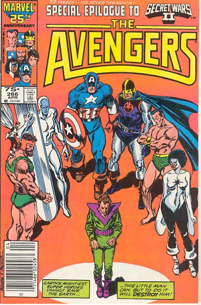 Cover for The Avengers (Marvel, 1963 series) #266 [Newsstand]