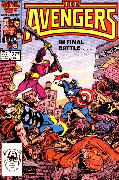 Cover for The Avengers (Marvel, 1963 series) #277 [Direct]