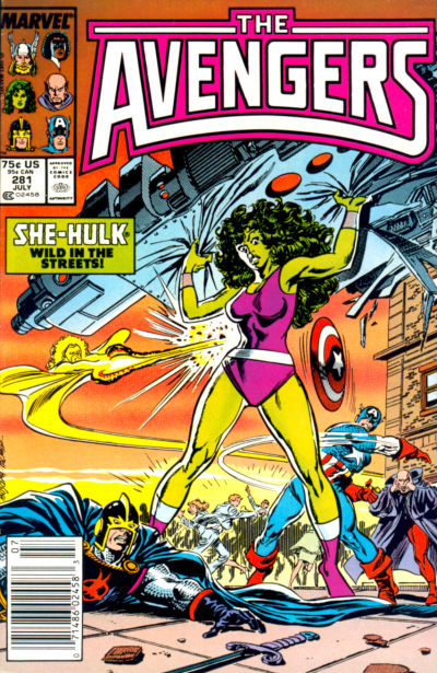 Cover for The Avengers (Marvel, 1963 series) #281 [Newsstand]