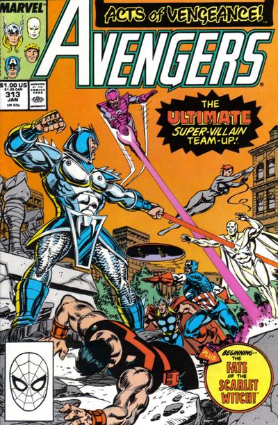 Cover for The Avengers (Marvel, 1963 series) #313 [Direct]