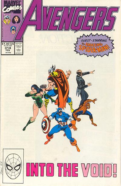 Cover for The Avengers (Marvel, 1963 series) #314 [Direct]