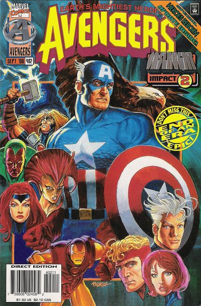 Cover for The Avengers (Marvel, 1963 series) #402 [Direct Edition]