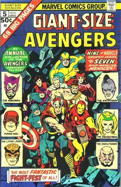 Cover for Giant-Size Avengers (Marvel, 1974 series) #5