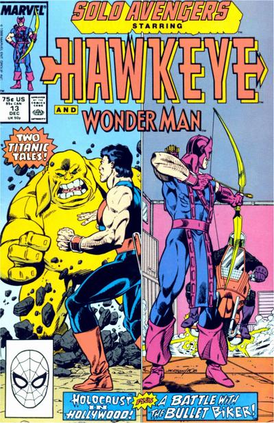 Cover for Solo Avengers (Marvel, 1987 series) #13