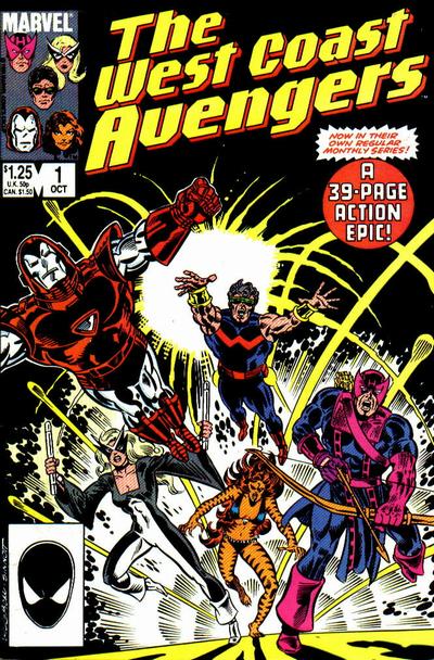 Cover for West Coast Avengers (Marvel, 1985 series) #1 [Direct]