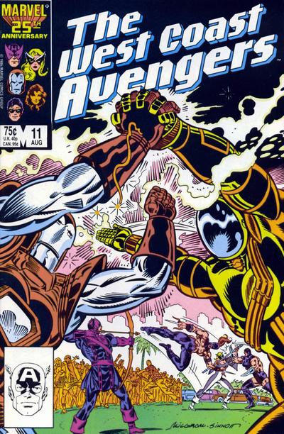 Cover for West Coast Avengers (Marvel, 1985 series) #11 [Direct]