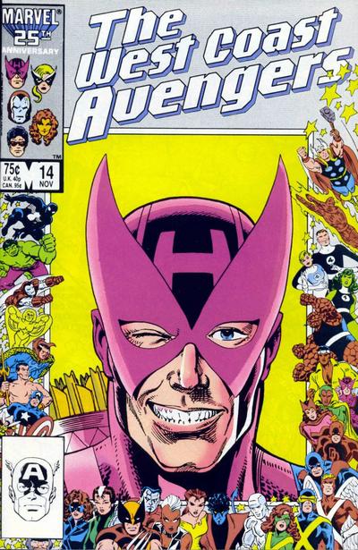 Cover for West Coast Avengers (Marvel, 1985 series) #14 [Direct]