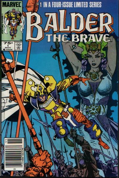Cover for Balder the Brave (Marvel, 1985 series) #1 [Newsstand]